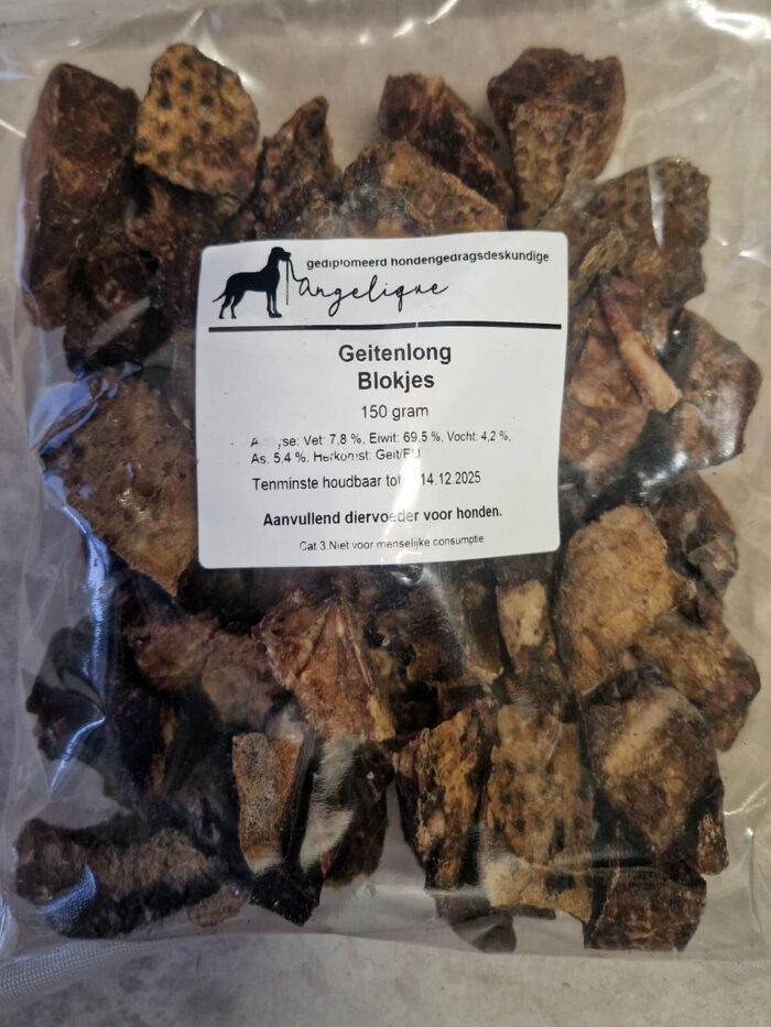 Geitenlong blokjes 150 gram
