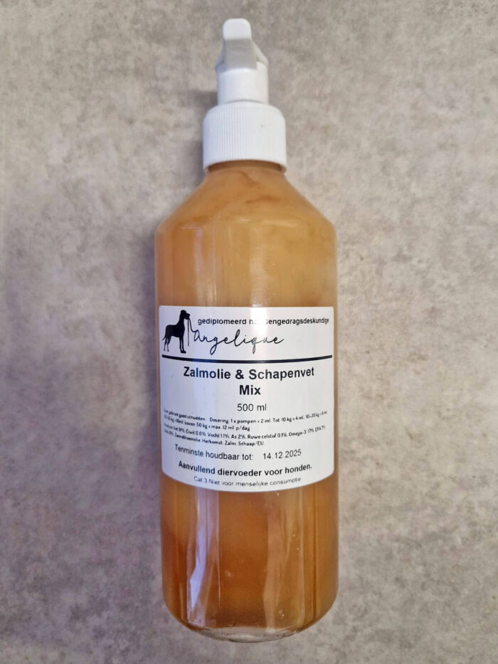 Zalmolie & Schapenvet Mix 500 ml